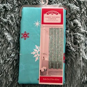 New in packaging winter shower curtain